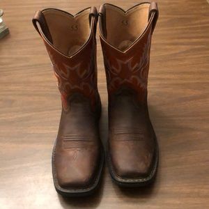 Ariat kids square toe boots